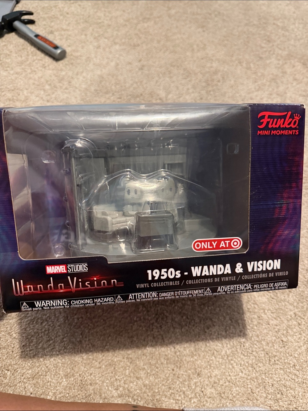 Funko Mini Moments 1950s Wanda & Vision Vinyl Display Set - Silver
